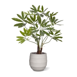 Pianta artificiale Philodendron Fun Bun Deluxe da 100cm