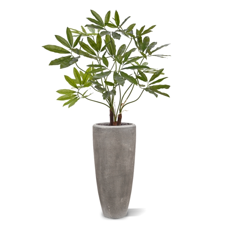 Pianta artificiale Philodendron Fun Bun Deluxe da 100cm