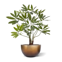 Pianta artificiale Philodendron Fun Bun Deluxe da 100cm