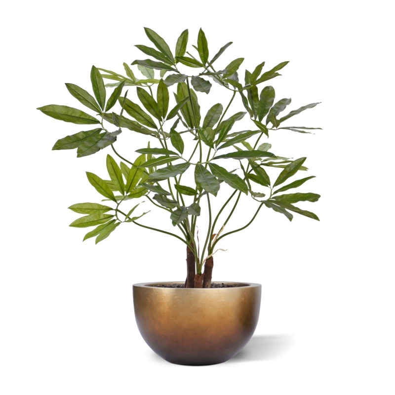 Pianta artificiale Philodendron Fun Bun Deluxe da 100cm