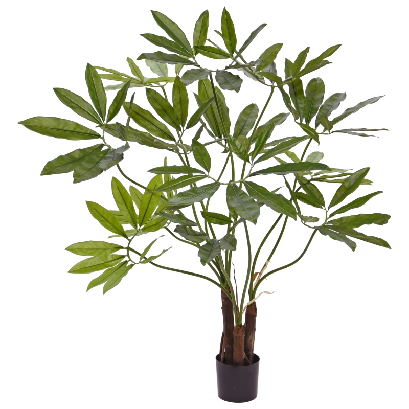 Pianta artificiale Philodendron Fun Bun Deluxe da 100cm