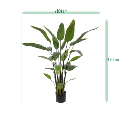 Pianta di Canna Acquatica Artificiale 120cm