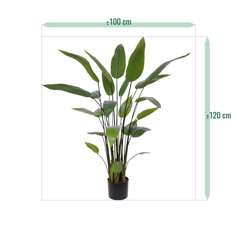 Pianta di Canna Acquatica Artificiale 120cm