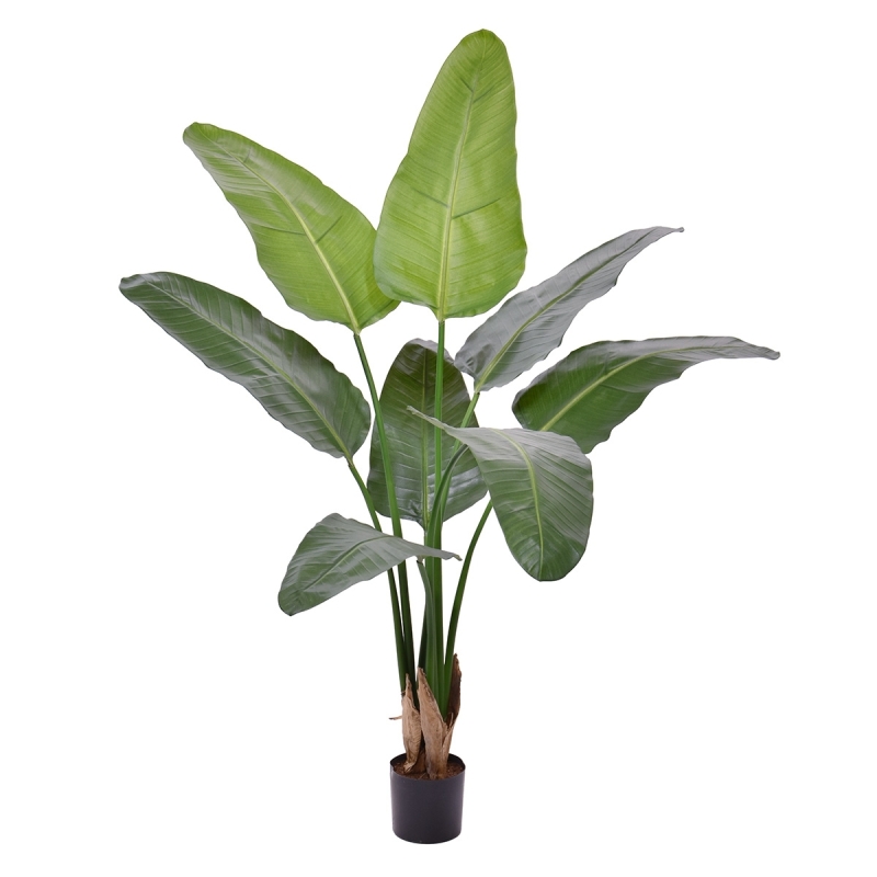 Pianta artificiale Strelitzia Nicolai Deluxe 125 cm in vaso