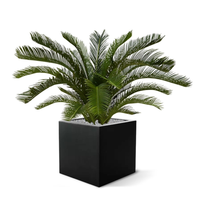 Palma artificiale Cycas deluxe M 80cm - resistente ai raggi UV
