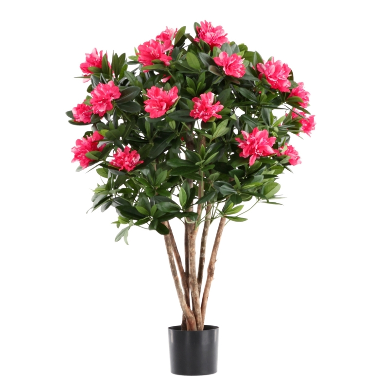 Rododendro Deluxe Artificiale 115cm Cerise