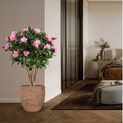 Rododendro Deluxe Artificiale 115cm Viola