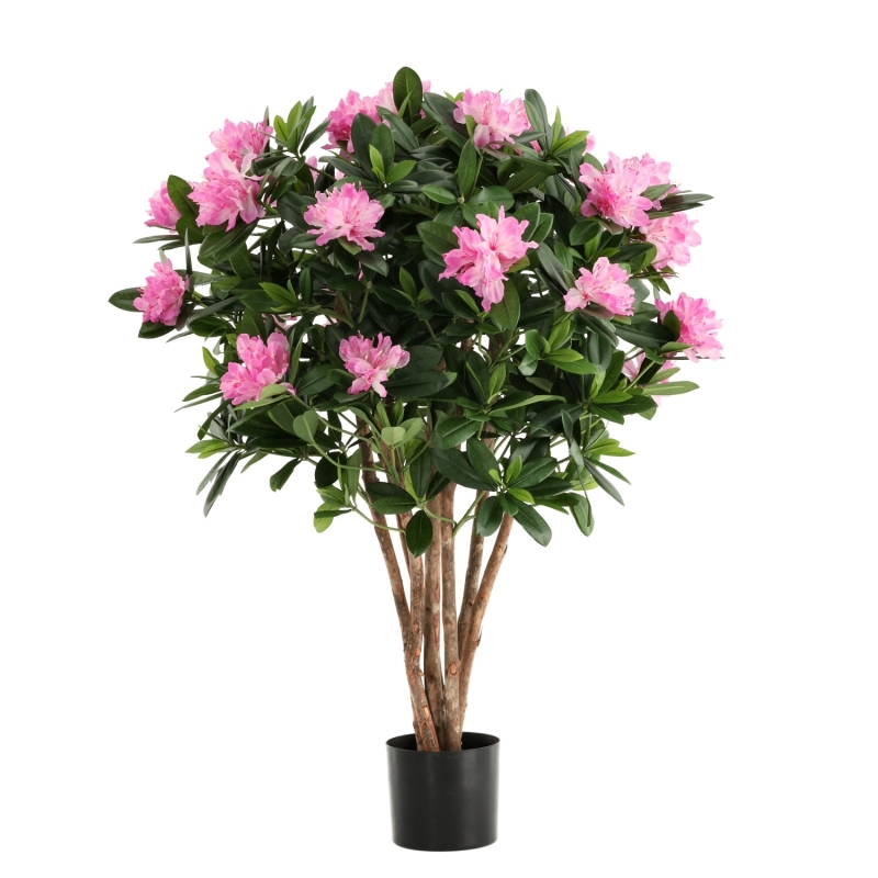 Rododendro Deluxe Artificiale 115cm Viola