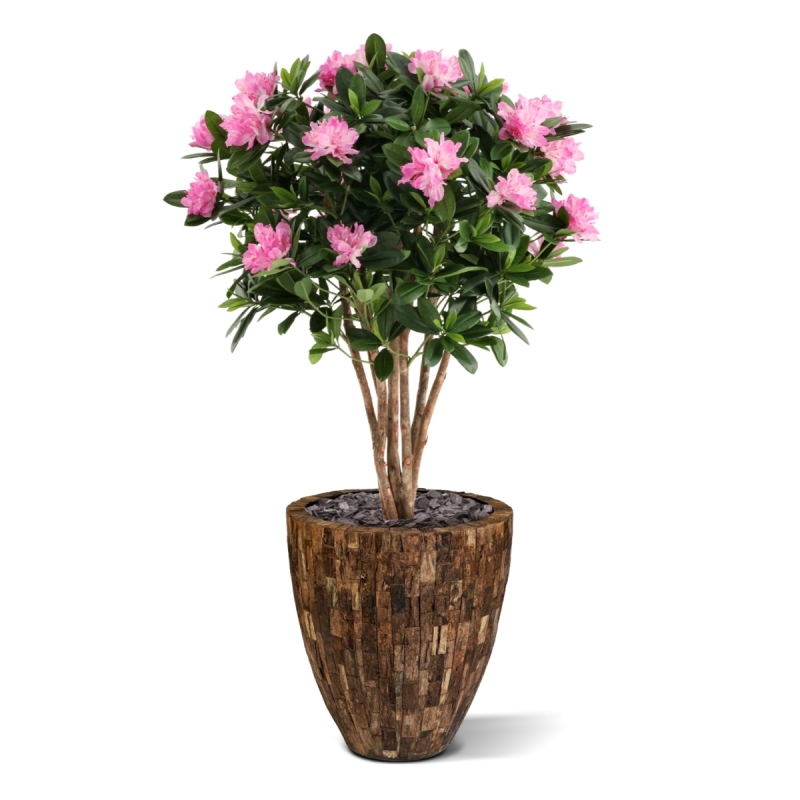 Rododendro Deluxe Artificiale 115cm Viola