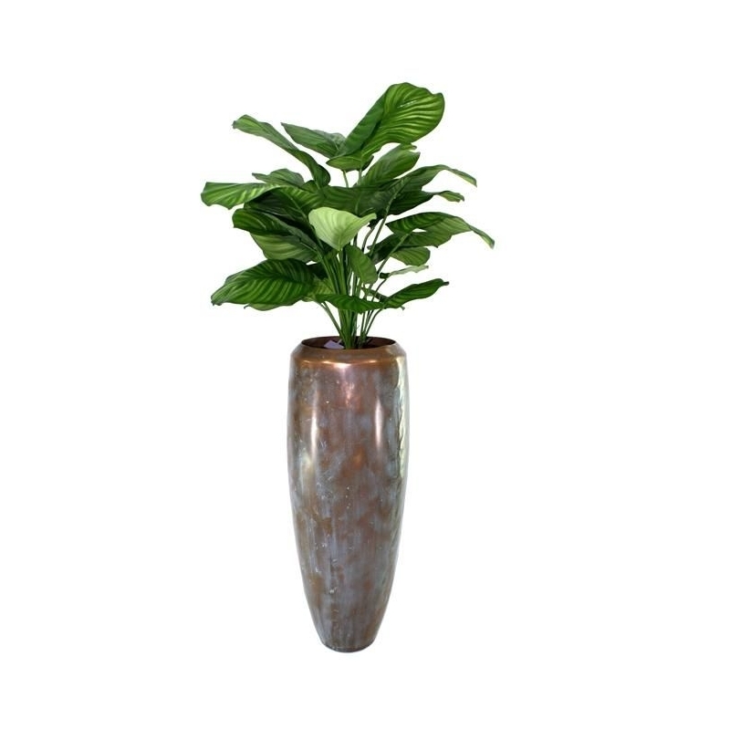 Calathea Fasciata pianta artificiale 80cm