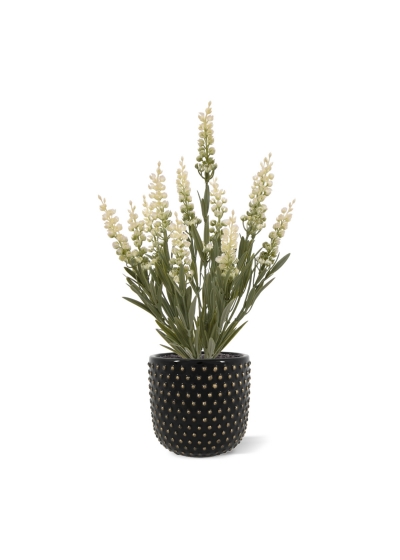 Pianta finta di lavanda 30cm UV crema