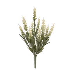 Pianta finta di lavanda 30cm UV crema