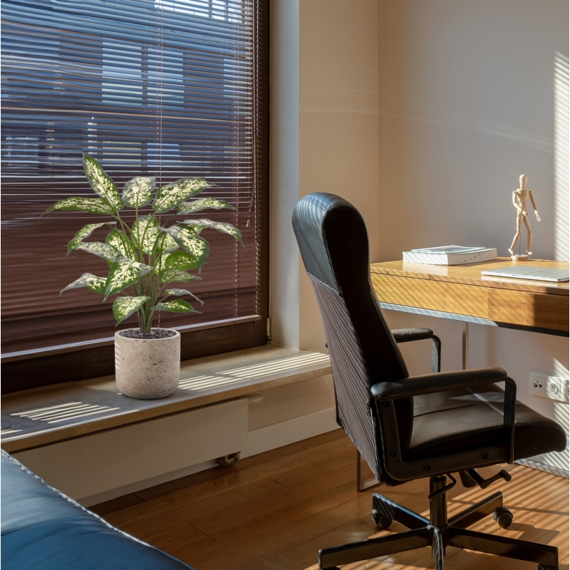 Pianta Dieffenbachia Artificiale 60cm Deluxe
