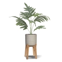 Felce Phlebodium Blu Artificiale 60cm