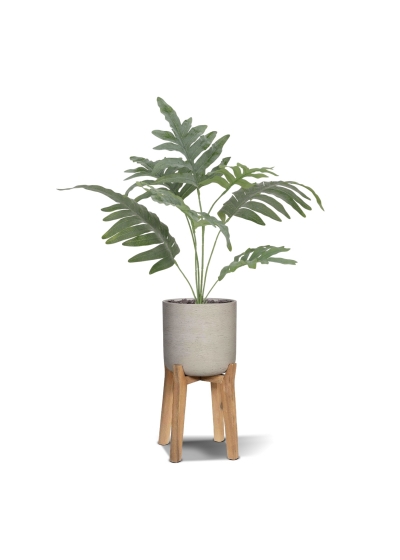 Felce Phlebodium Blu Artificiale 60cm