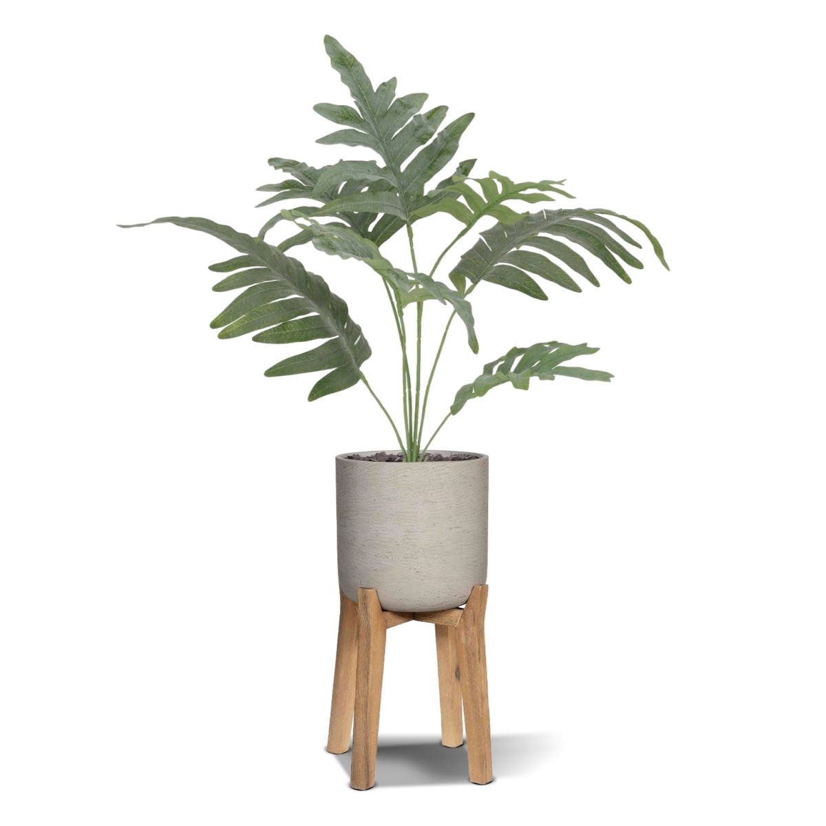 Felce Phlebodium Blu Artificiale 60cm