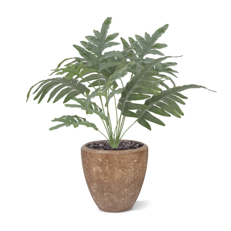 Felce Phlebodium Blu Artificiale 60cm