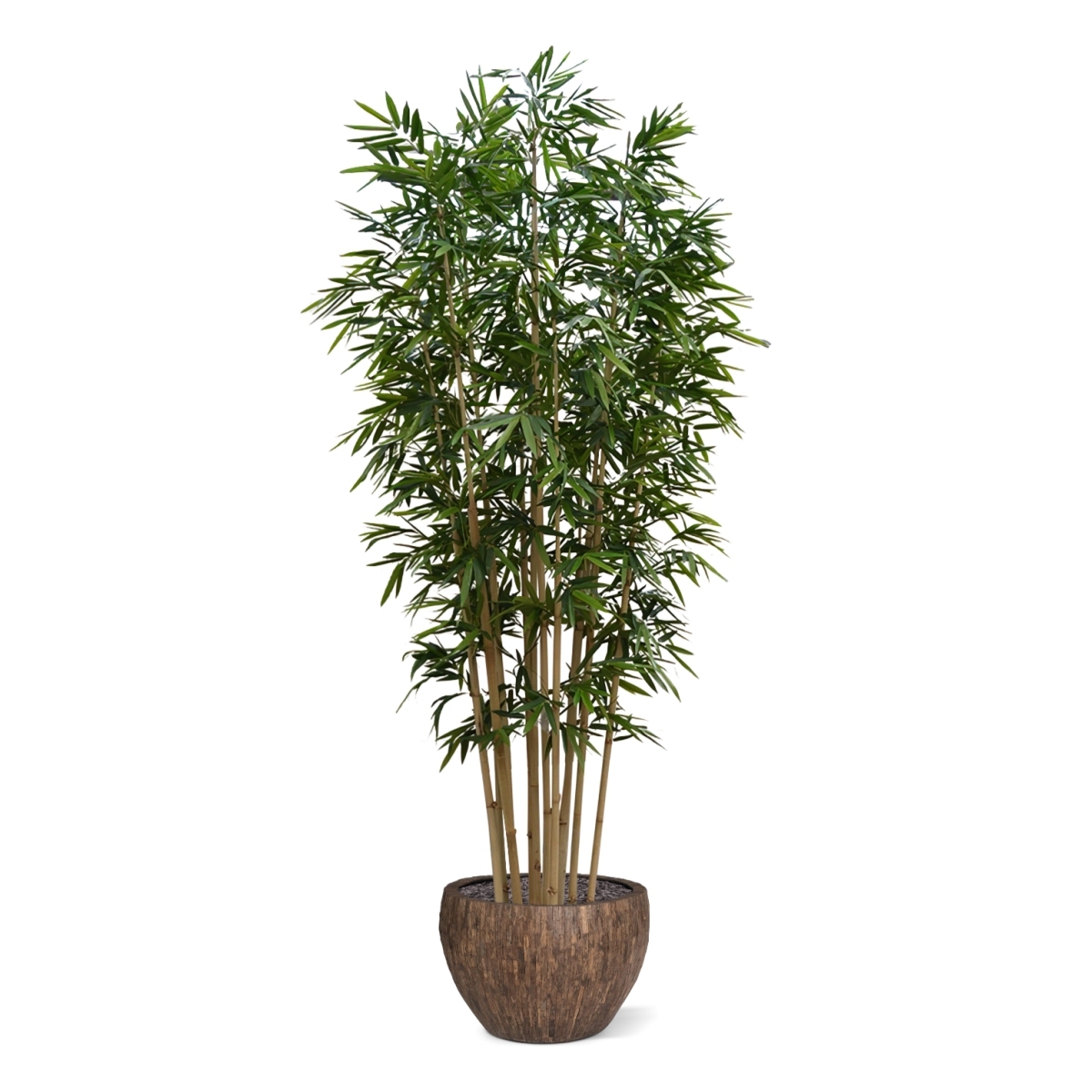 Albero artificiale di bambù Deluxe 400 cm su piastra