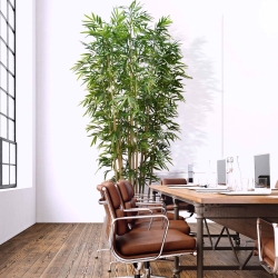Albero artificiale di bambù Deluxe 400 cm su piastra
