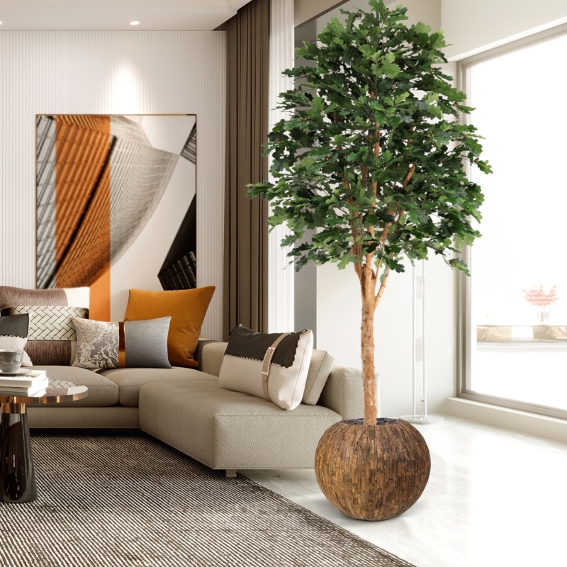 Albero artificiale di quercia Deluxe 250 cm