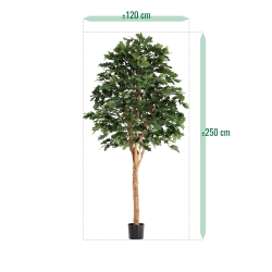 Albero artificiale di quercia Deluxe 250 cm
