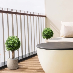 Palla di bosso artificiale Deluxe Nuova 25 cm UV