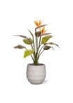 Bouquet artificiale di Strelitzia 75 cm