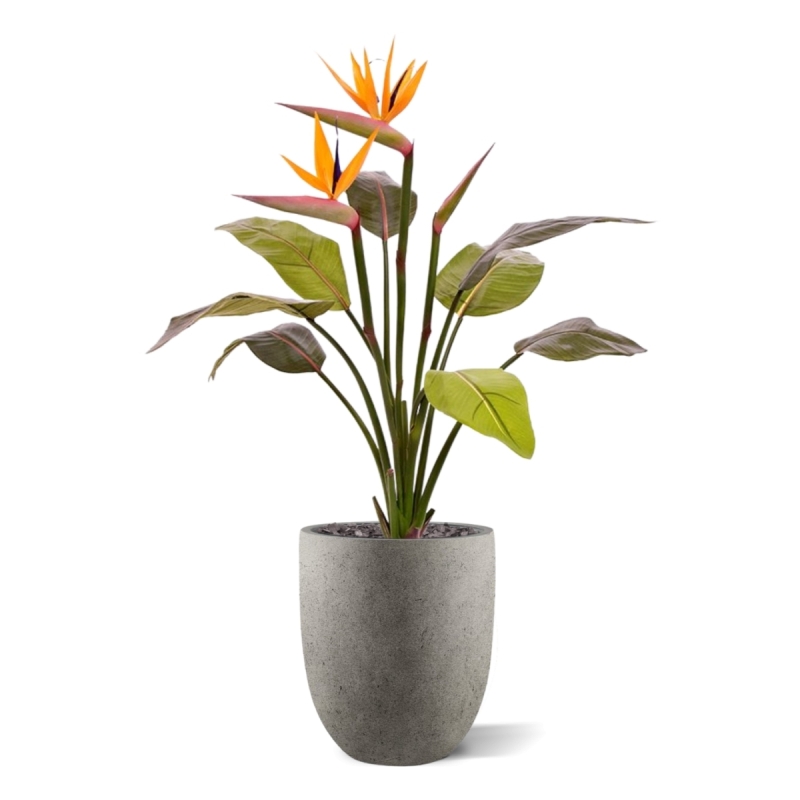 Bouquet artificiale di Strelitzia 75 cm