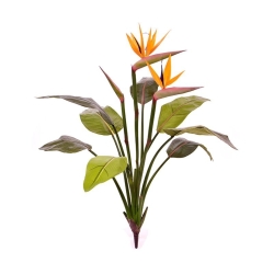 Bouquet artificiale di Strelitzia 75 cm