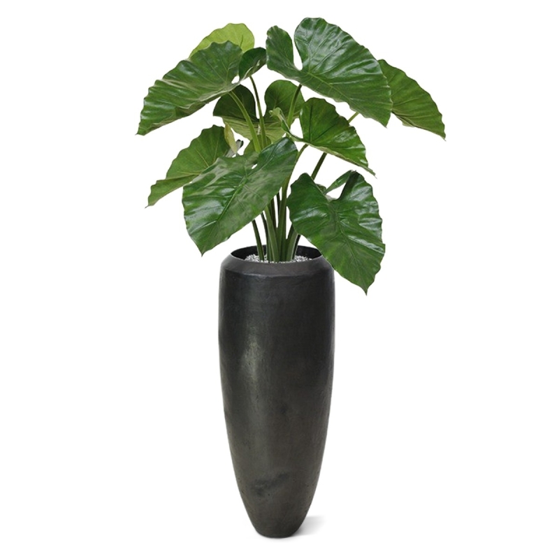 Bouquet artificiale di Alocasia Calidora 70 cm
