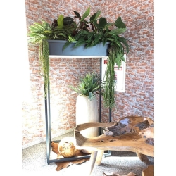 Bouquet artificiale di Alocasia Calidora 70 cm