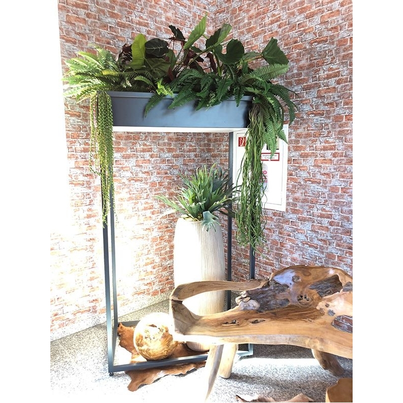 Bouquet artificiale di Alocasia Calidora 70 cm