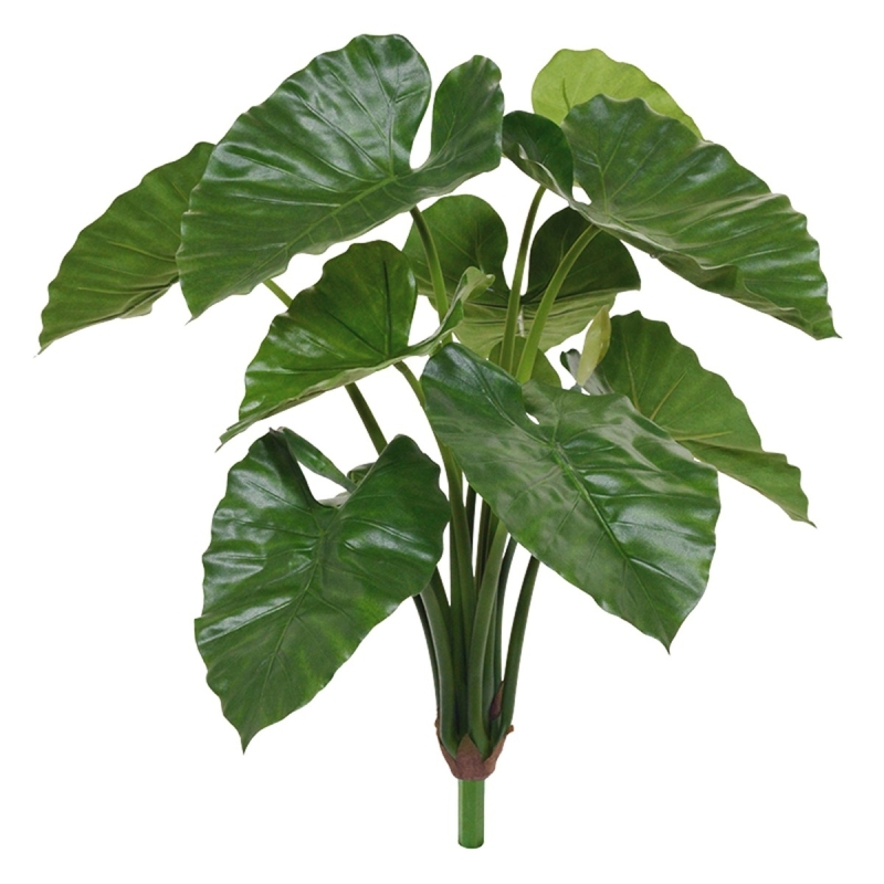 Bouquet artificiale di Alocasia Calidora 70 cm