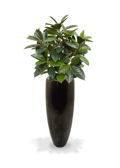 Pianta artificiale Elastica Robusta 90 cm - verde