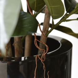 Pianta artificiale Elastica Robusta 90 cm - verde