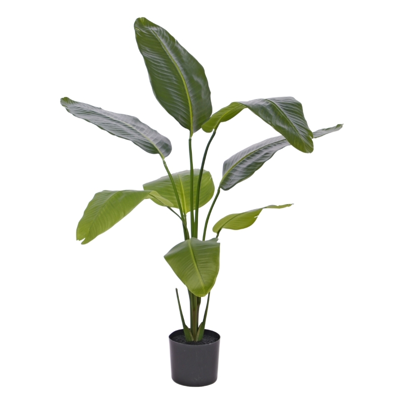 Pianta artificiale di Strelitzia Nicolai 120cm