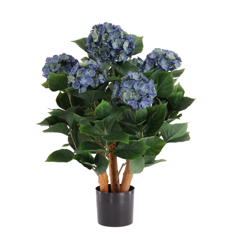 Ortensia Artificiale UV Deluxe 65cm Blu