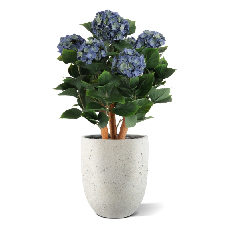 Ortensia Artificiale UV Deluxe 65cm Blu