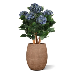 Ortensia Artificiale UV Deluxe 65cm Blu
