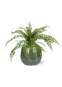 Pianta artificiale di felce Rotundifolia 55 cm