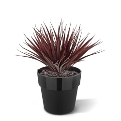 Erba artificiale di bambù 25 cm UV Borgogna