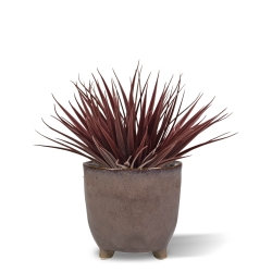 Erba artificiale di bambù 25 cm UV Borgogna