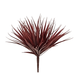 Erba artificiale di bambù 25 cm UV Borgogna