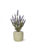 Pianta di lavanda finta 30cm UV blu