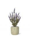Pianta di lavanda finta 30cm UV blu