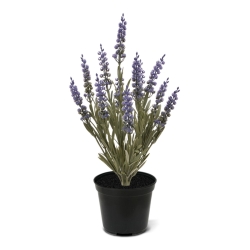 Pianta di lavanda finta 30cm UV blu
