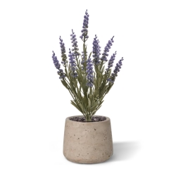 Pianta di lavanda finta 30cm UV blu