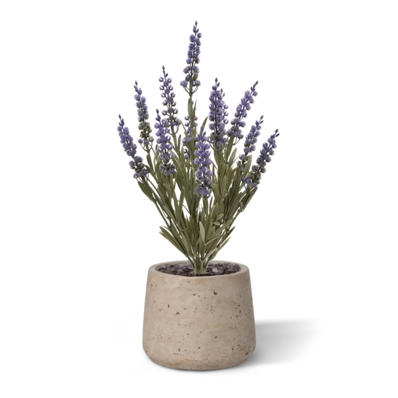 Pianta di lavanda finta 30cm UV blu