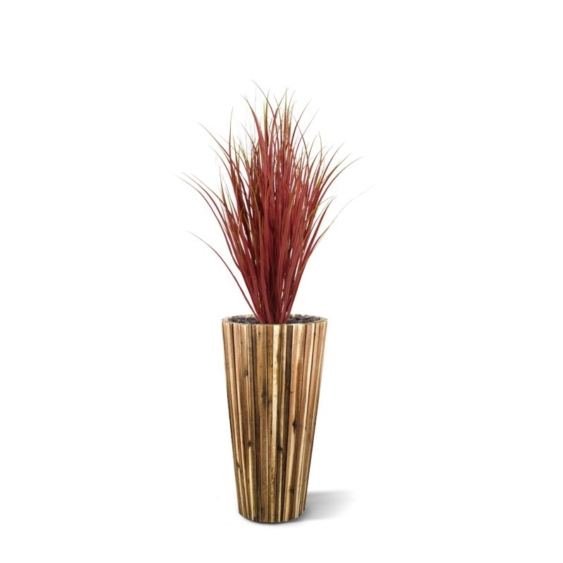 Canneto artificiale Deluxe 95 cm UV Borgogna