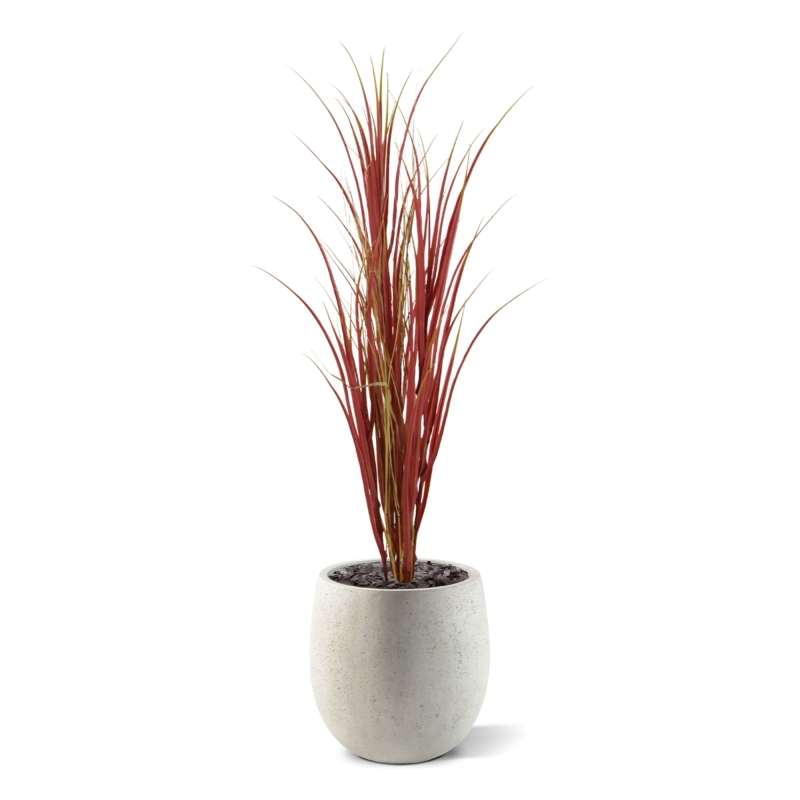 Erba artificiale di canna Deluxe 120cm UV Borgogna